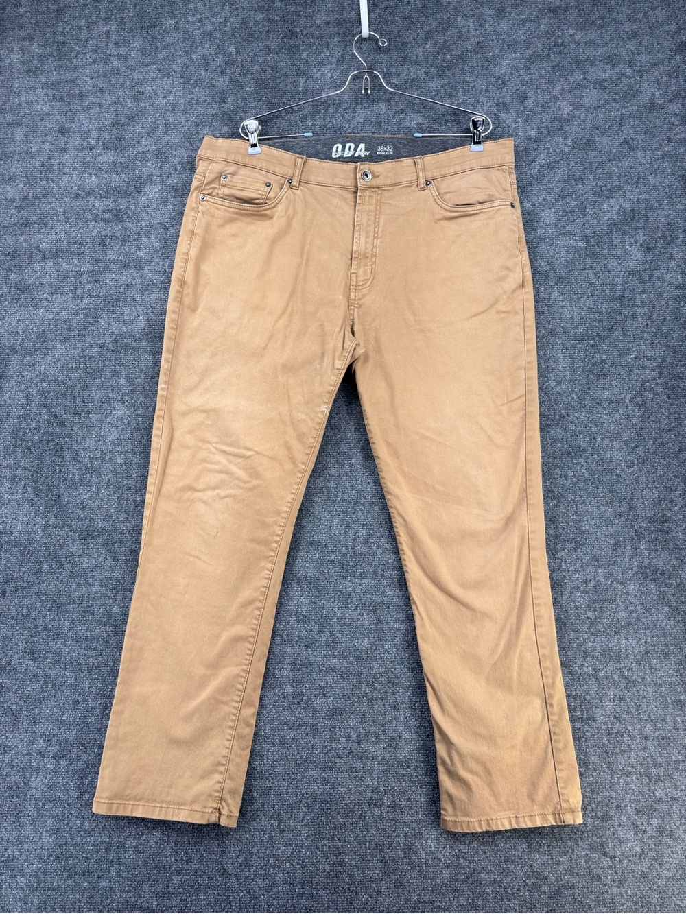 One Day Away ODA Tan Chino Pants Men’s 38X29* Straight Leg Utility Casual